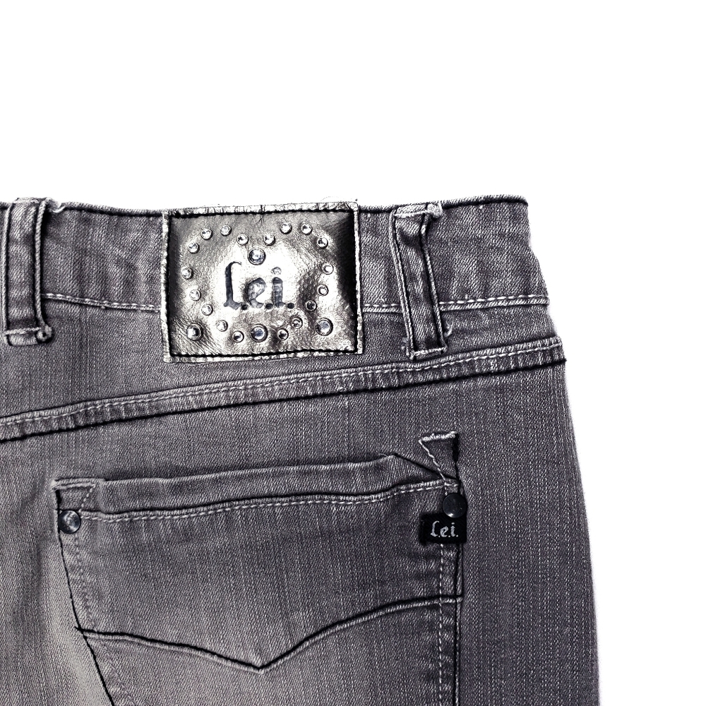 l.e.i. Vintage Haley Denim Mini Skirt - Picture 4 of 6
